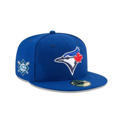 Toronto Blue Jays Gorra | New Era MLB Jackie Robinson Day 59fifty Fitted Cap Mexico - Azules
